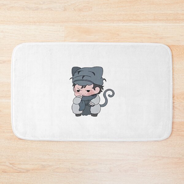 Item preview, Stoic Winter Cap Feline - Grumpy Pensive Crouch  designed and sold by Mrdonut-ARt.