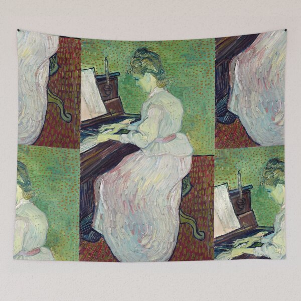 Item preview, Marguerite Gachet at the Piano designed and sold by artofuniverse.