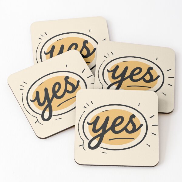 Item preview, Retro Yes Sticker – Positive Vintage Typography Design designed and sold by a-journey.