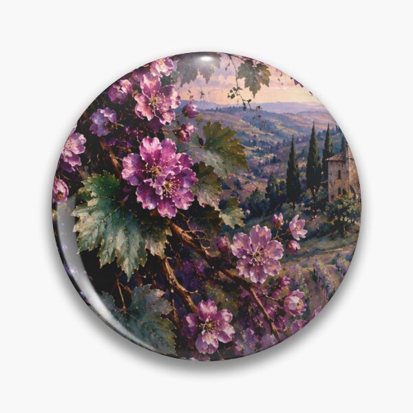 Item preview, Tuscan Wisteria Vineyard at Sunset designed and sold by ArtbyValks.
