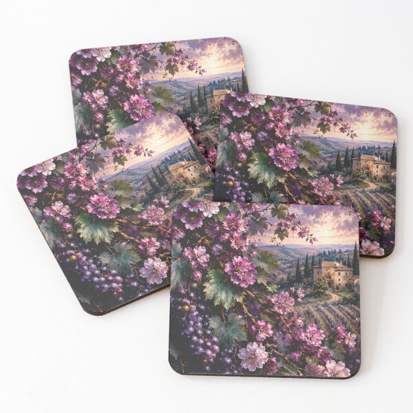 Item preview, Tuscan Wisteria Vineyard at Sunset designed and sold by ArtbyValks.