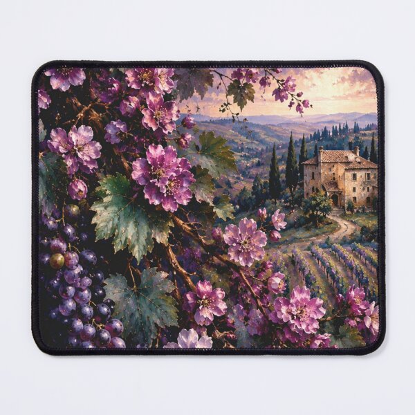 Item preview, Tuscan Wisteria Vineyard at Sunset designed and sold by ArtbyValks.