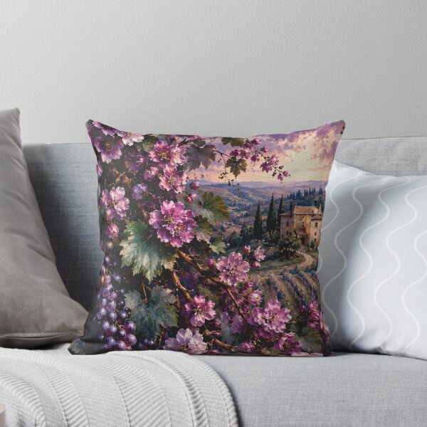 Item preview, Tuscan Wisteria Vineyard at Sunset designed and sold by ArtbyValks.