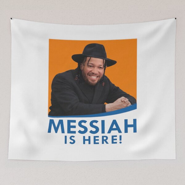 Item preview, Jalen Brunson Basketball Messiah Is Here designed and sold by Soceitiz.