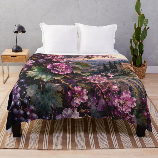 Item preview, Tuscan Wisteria Vineyard at Sunset designed and sold by ArtbyValks.