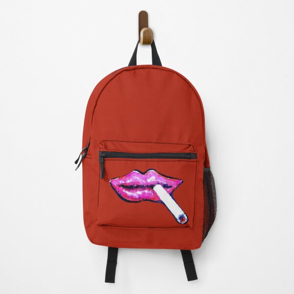Item preview, RED lips with a burning, unfiltered cigarette designed and sold by ZoffArt-Shop.