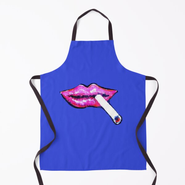 Item preview, RED lips with a burning, unfiltered cigarette designed and sold by ZoffArt-Shop.
