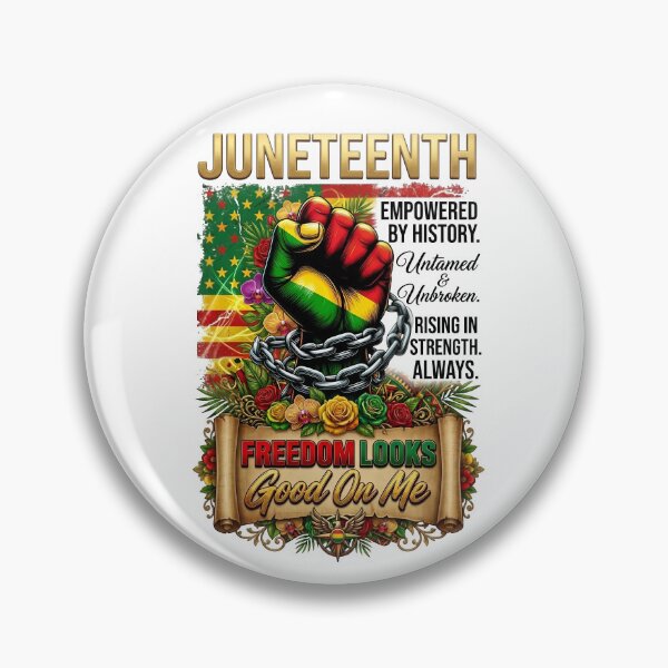 Item preview, Juneteenth Freedom Strength Fist designed and sold by Sovereign Supply Co..