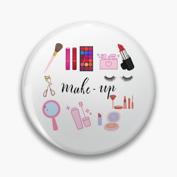 Item preview, Cute Makeup Beauty Essentials Illustration designed and sold by DailyDoodlesBySumbul.