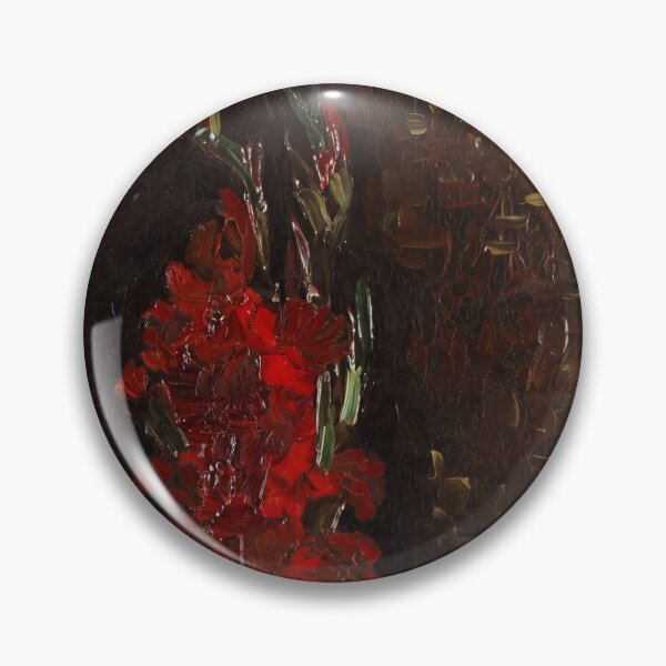 Item preview, Vase With Red Gladioli Floral Still Life designed and sold by artofuniverse.