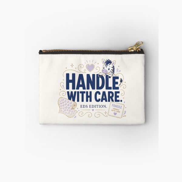 Item preview, Handle With Care EDS Edition – Cute Zebra Ehlers Danlos Awareness Design designed and sold by BlackSector77.