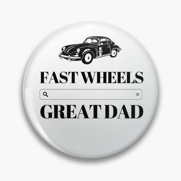 Item preview, Fast Wheels. Great Dad. | Father's Day Gift for Car Loving Dads designed and sold by MagnetStyle.