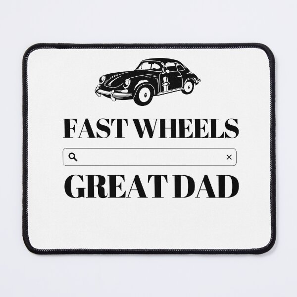 Item preview, Fast Wheels. Great Dad. | Father's Day Gift for Car Loving Dads designed and sold by MagnetStyle.