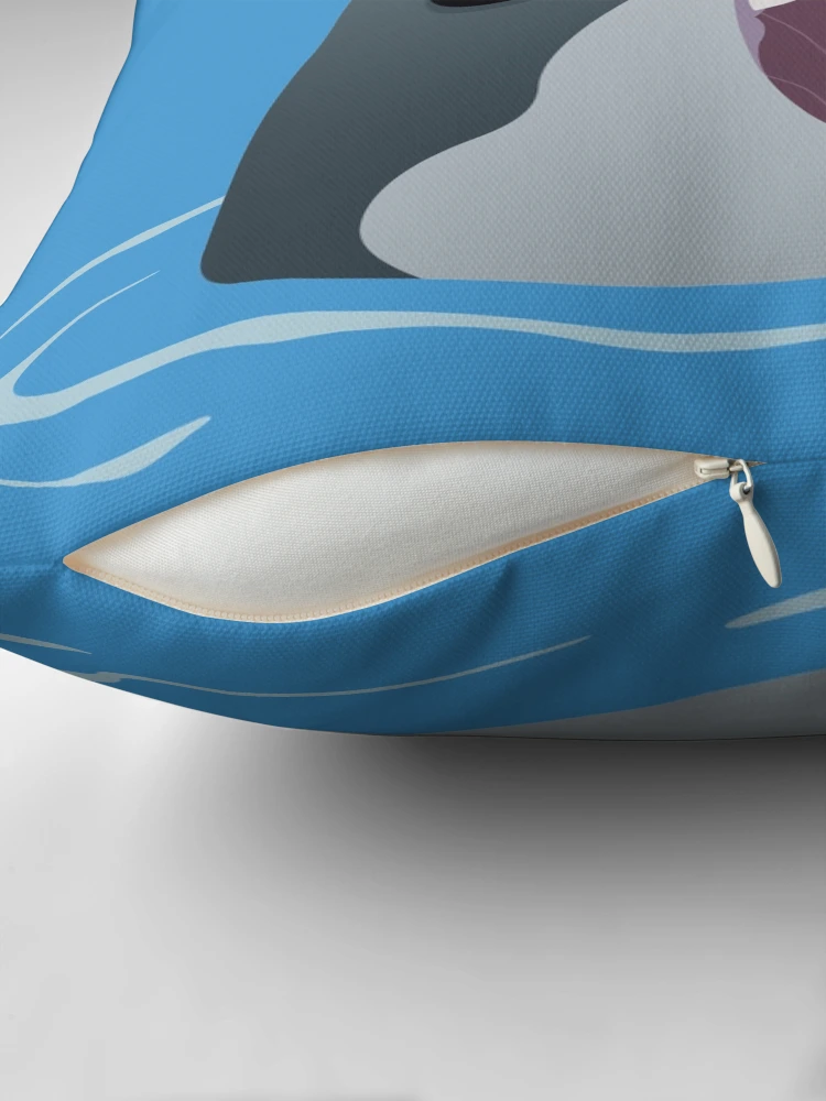 Thumbnail 2 of 4, Pillow, The Meg designed and sold by RikDrawsThings.