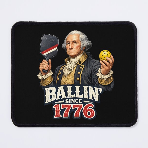 Item preview, Ballin' Since 1776 George Washington Pickleball Patriotic designed and sold by PeteTee.