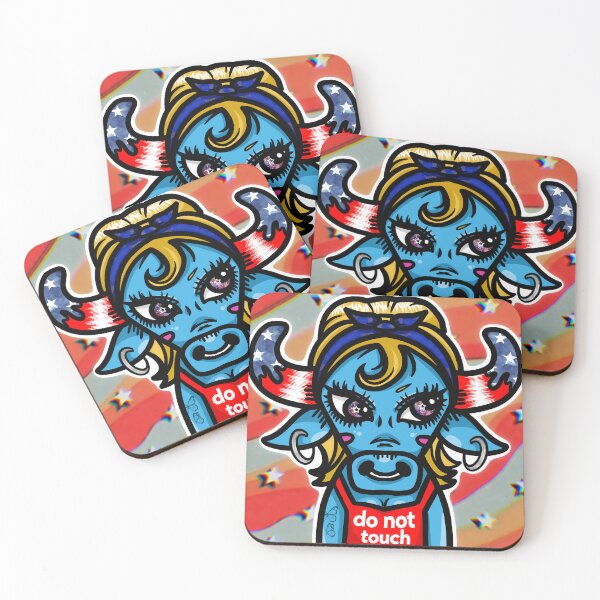 Item preview, Patriotic Punk Cow designed and sold by Kintianshop.