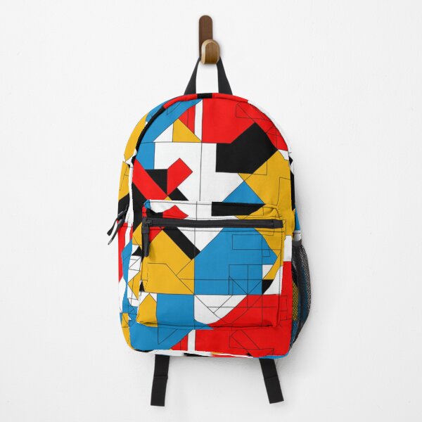 Item preview, Bold Avant-Garde Geometric Pattern | Red Blue Yellow Abstract Seamless Repeat designed and sold by Midnight Veil Designs.