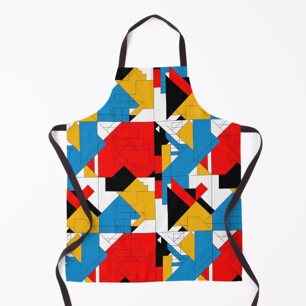 Item preview, Bold Avant-Garde Geometric Pattern | Red Blue Yellow Abstract Seamless Repeat designed and sold by Midnight Veil Designs.