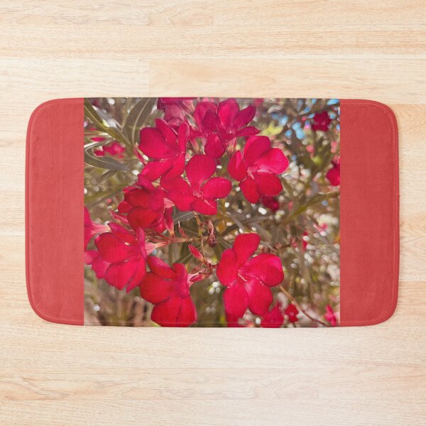 Item preview, Radiant Crimson Red Oleander Blossom Shrub designed and sold by BalkanBloom.