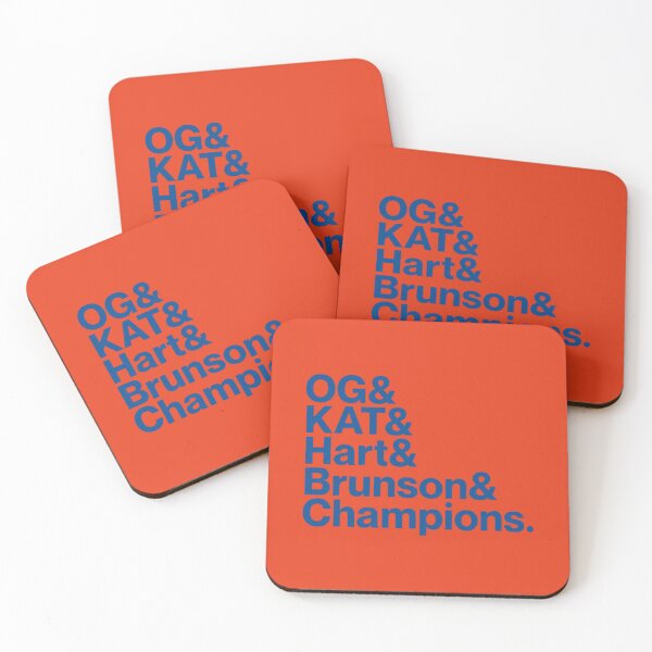Item preview, OG Anunoby, Jalen Brunson, New York Knicks 2026 World Champions, Jalen Brunson Josh Hart OG Anunoby KAT Karl-Anthony Towns Orange - New York Knicks designed and sold by Holdmera.