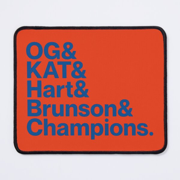 Item preview, OG Anunoby, Jalen Brunson, New York Knicks 2026 World Champions, Jalen Brunson Josh Hart OG Anunoby KAT Karl-Anthony Towns Orange - New York Knicks designed and sold by Holdmera.