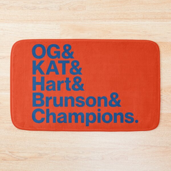 Item preview, OG Anunoby, Jalen Brunson, New York Knicks 2026 World Champions, Jalen Brunson Josh Hart OG Anunoby KAT Karl-Anthony Towns Orange - New York Knicks designed and sold by Holdmera.