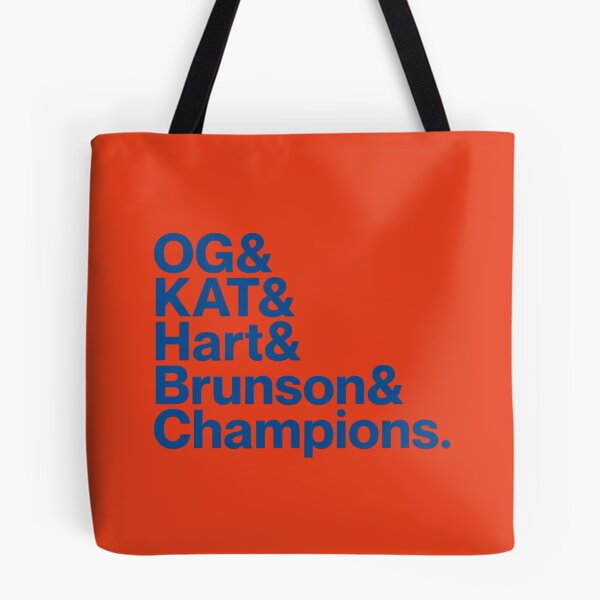 Item preview, OG Anunoby, Jalen Brunson, New York Knicks 2026 World Champions, Jalen Brunson Josh Hart OG Anunoby KAT Karl-Anthony Towns Orange - New York Knicks designed and sold by Holdmera.