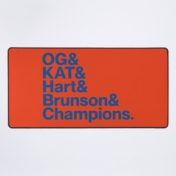 Item preview, OG Anunoby, Jalen Brunson, New York Knicks 2026 World Champions, Jalen Brunson Josh Hart OG Anunoby KAT Karl-Anthony Towns Orange - New York Knicks designed and sold by Holdmera.