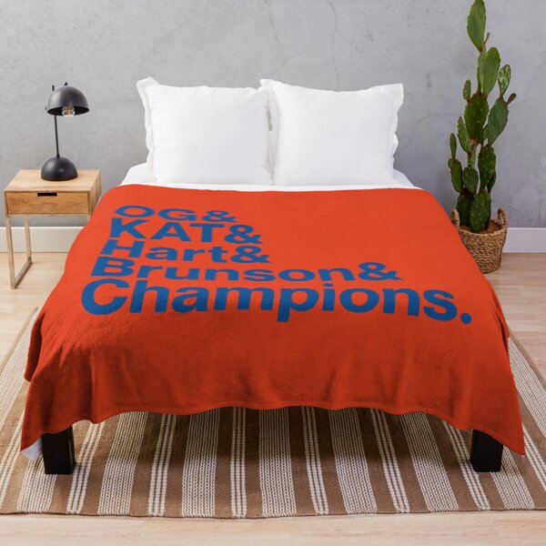 Item preview, OG Anunoby, Jalen Brunson, New York Knicks 2026 World Champions, Jalen Brunson Josh Hart OG Anunoby KAT Karl-Anthony Towns Orange - New York Knicks designed and sold by Holdmera.