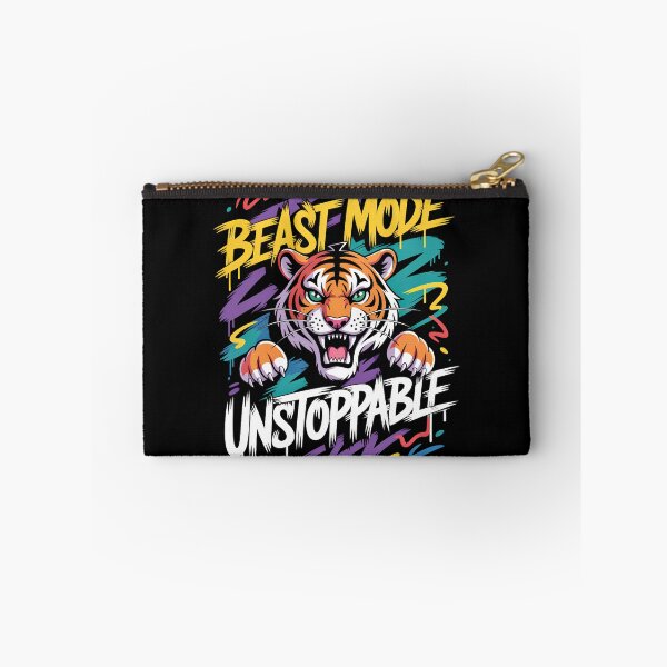 Item preview, Fierce Tiger Graffiti Workout Motivation Design designed and sold by Taans-Creation.