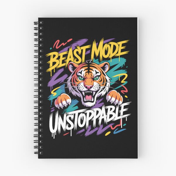 Item preview, Fierce Tiger Graffiti Workout Motivation Design designed and sold by Taans-Creation.