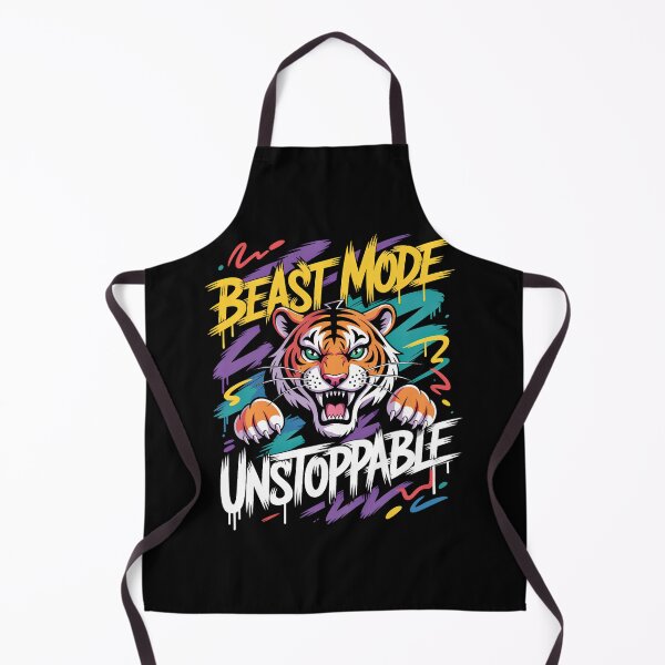 Item preview, Fierce Tiger Graffiti Workout Motivation Design designed and sold by Taans-Creation.