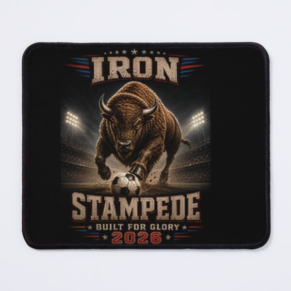 Item preview, Iron Stampede Built For Glory 2026 Bison Soccer Fan Shirt | Patriotic American Sports Mascot designed and sold by Prime legend .