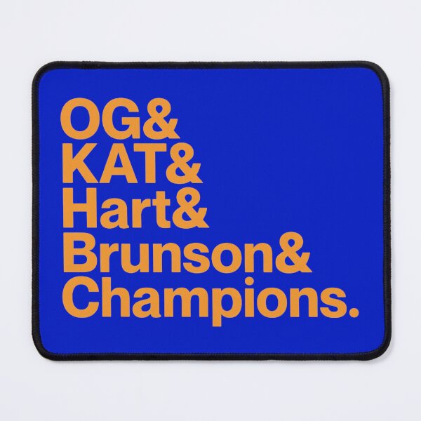 Item preview, OG Anunoby, Jalen Brunson, New York Knicks 2026 World Champions, Jalen Brunson Josh Hart OG Anunoby KAT Karl-Anthony Towns Orange - New York Knicks designed and sold by Holdmera.