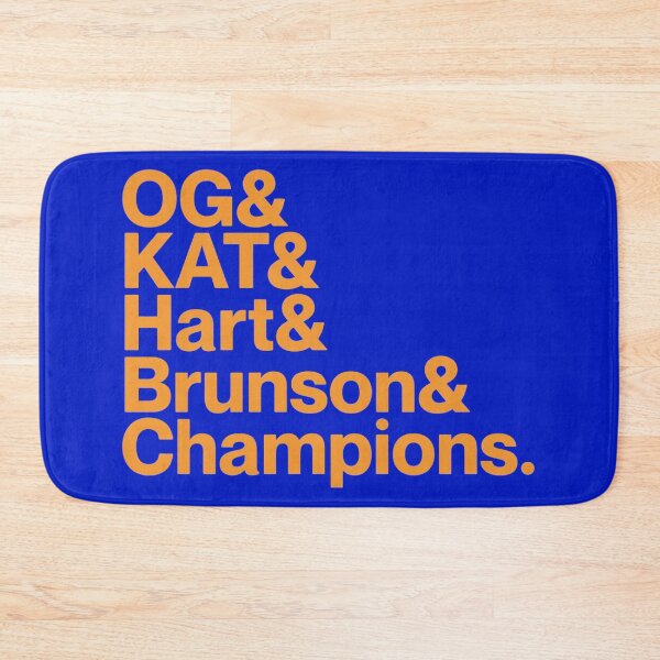 Item preview, OG Anunoby, Jalen Brunson, New York Knicks 2026 World Champions, Jalen Brunson Josh Hart OG Anunoby KAT Karl-Anthony Towns Orange - New York Knicks designed and sold by Holdmera.