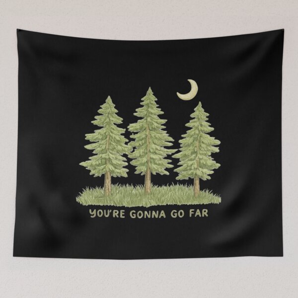 Item preview, You’re Gonna Go Far, Nature Inspired, Cozy Folk Aesthetic, Inspirational  designed and sold by toongstudio.