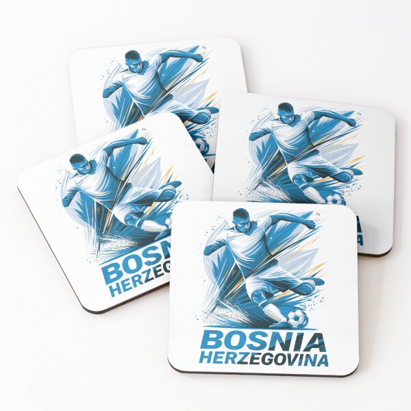Item preview, Bosnia-Herzegovina Soccer designed and sold by StudioRedKoala.