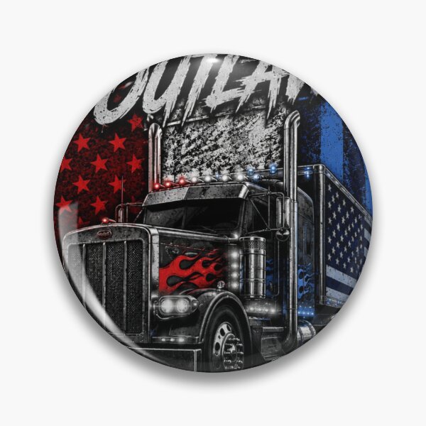 Item preview, Diesel Outlaw Patriot Edition | Red White Blue Big Rig Trucker Shirt designed and sold by Diesel outlaw .