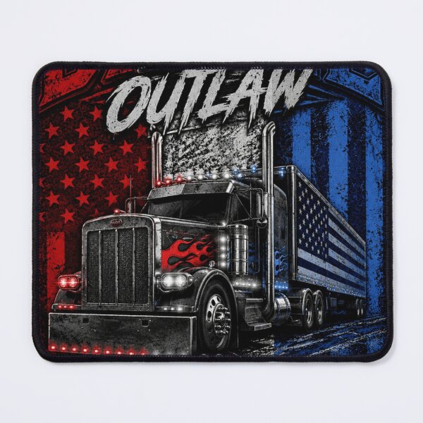 Item preview, Diesel Outlaw Patriot Edition | Red White Blue Big Rig Trucker Shirt designed and sold by Diesel outlaw .