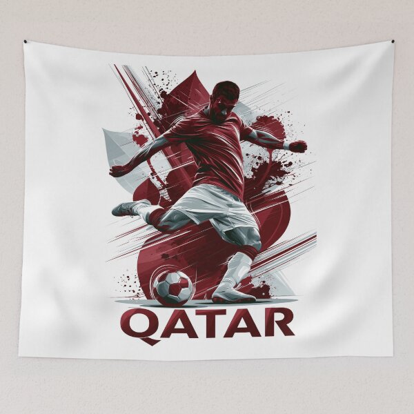 Item preview, Qatar Soccer designed and sold by StudioRedKoala.