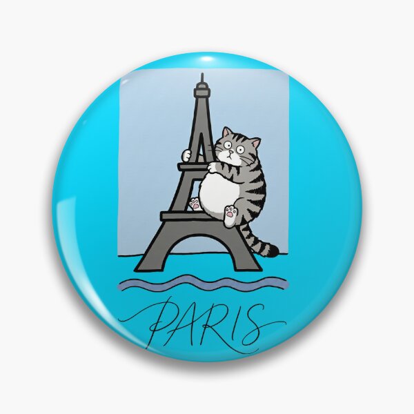 Item preview, Paris Fat Cat Eiffel Tower designed and sold by Dudek Originals.