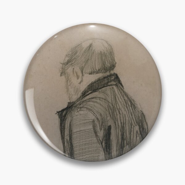Item preview, Standing Man Holding Hat Pencil Sketch designed and sold by artofuniverse.