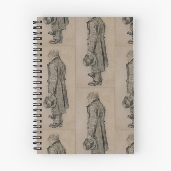 Item preview, Standing Man Holding Hat Pencil Sketch designed and sold by artofuniverse.