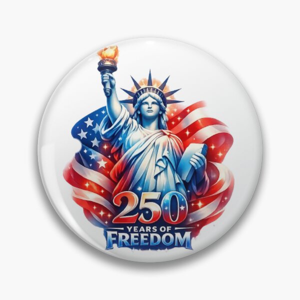 Item preview, Commemorative Emblem: 250 Years of Freedom designed and sold by CHRIST5000.