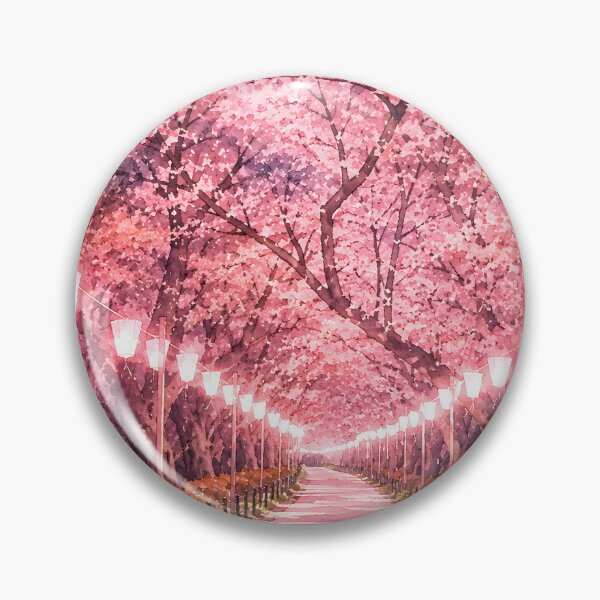 Item preview, Shinjuku Gyoen's Cherry Blossom Tunnel at Night designed and sold by HOMETOWN86.