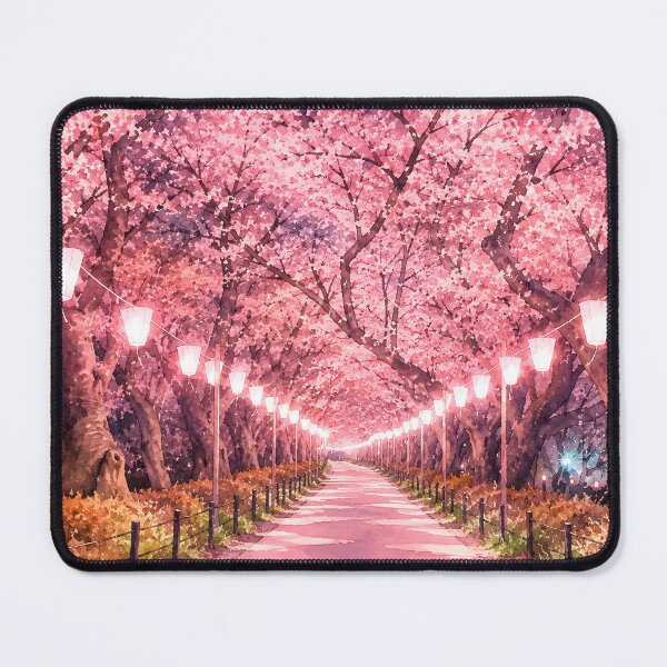 Item preview, Shinjuku Gyoen's Cherry Blossom Tunnel at Night designed and sold by HOMETOWN86.
