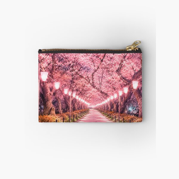 Item preview, Shinjuku Gyoen's Cherry Blossom Tunnel at Night designed and sold by HOMETOWN86.