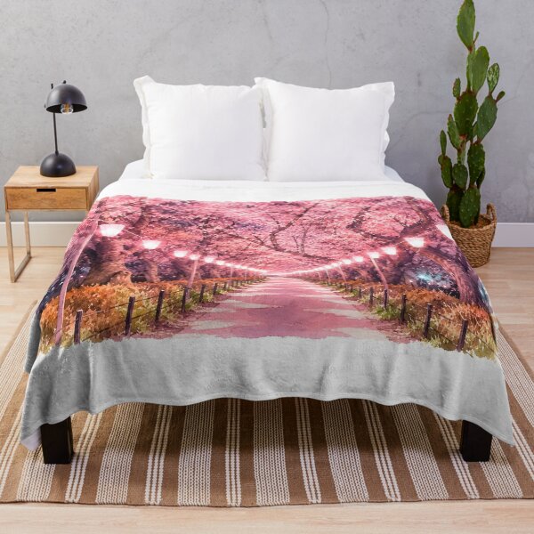 Item preview, Shinjuku Gyoen's Cherry Blossom Tunnel at Night designed and sold by HOMETOWN86.