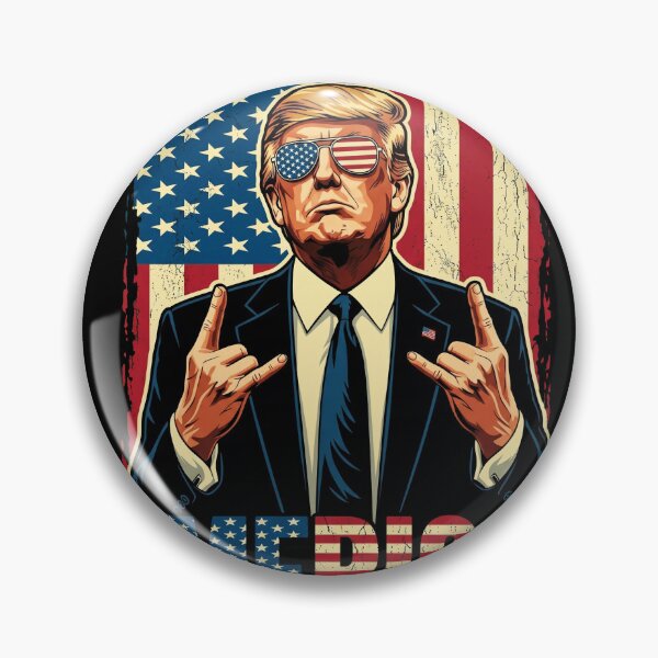 Item preview, Vintage Merica Blonde Politician USA Flag Sunglasses designed and sold by Vermanartist.