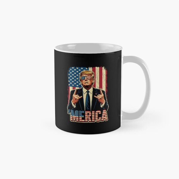 Item preview, Vintage Merica Blonde Politician USA Flag Sunglasses designed and sold by Vermanartist.